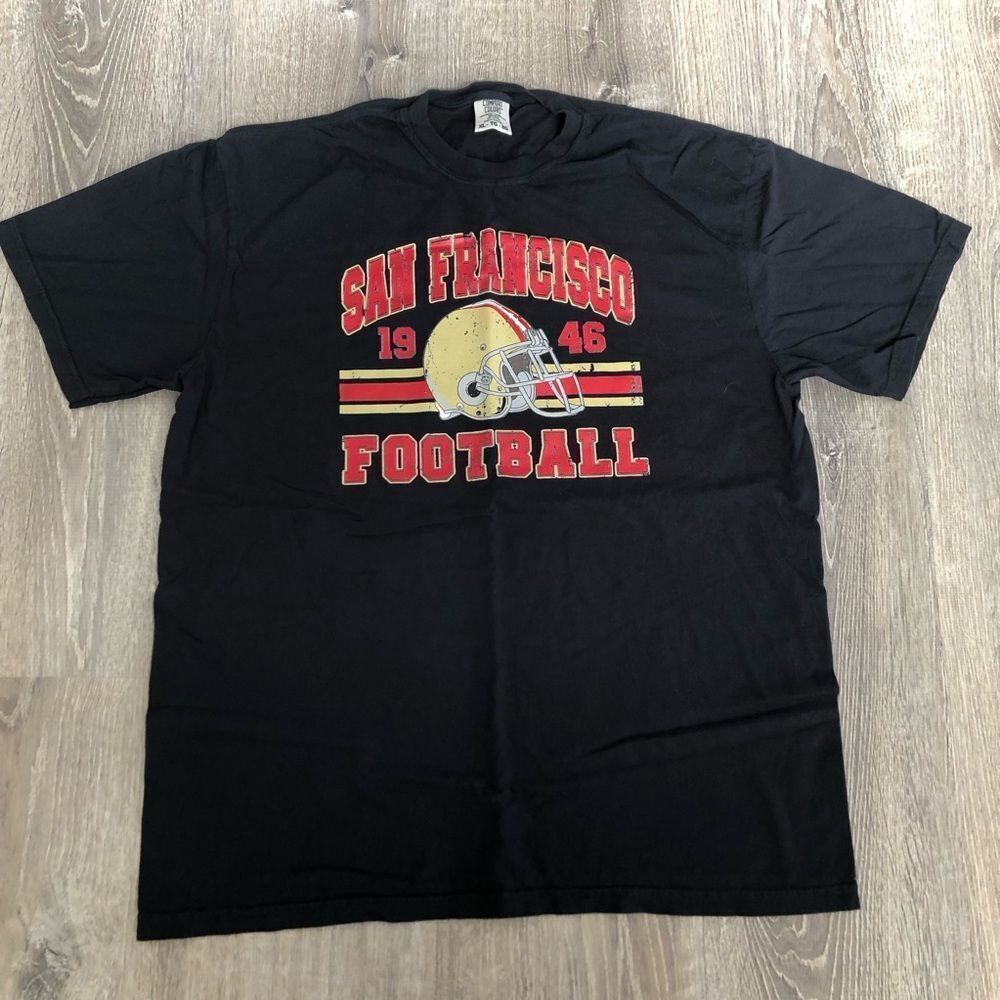 Comfort Colors San Francisco Football Mens‎ Graphic Short Sleeve Shirt Size XL